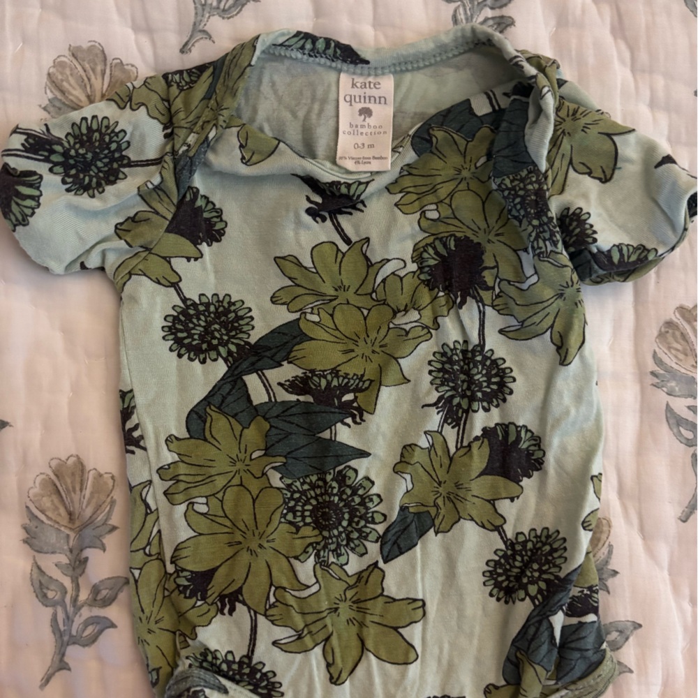 Kate Quinn bamboo onesie